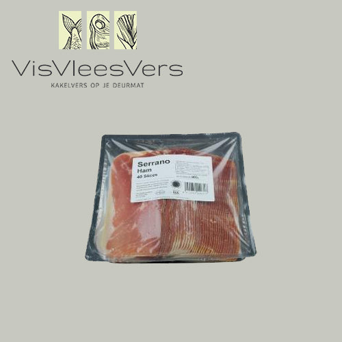 Serranoham gesneden per 500 gr