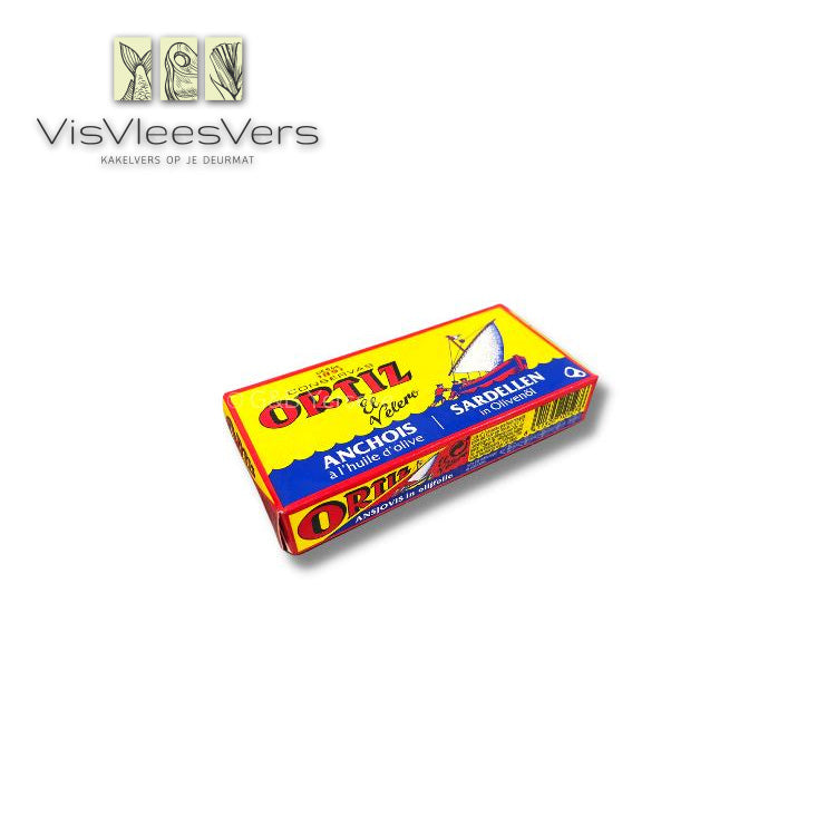 Ansjovis in blik ortiz 47,5 gr