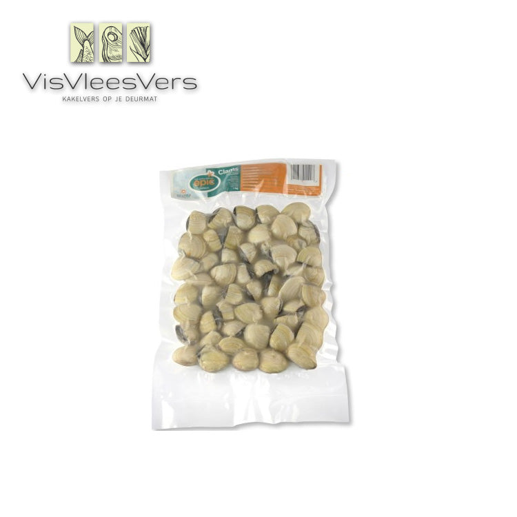 Clams heel gekookt 40/60 diepvries