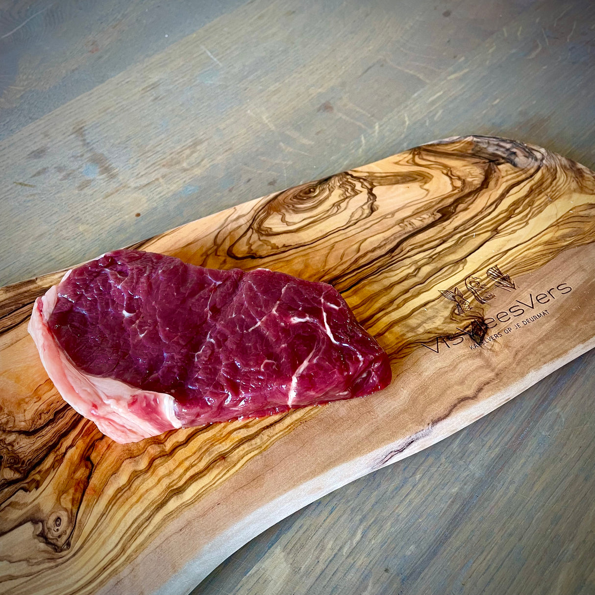 Runder entrecote iers geportioneerd